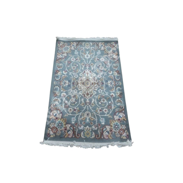 Handmade Jaldar Carpet - Geometric Design, Single Knot, SIZE: 2.5' x 4' - Kaku160