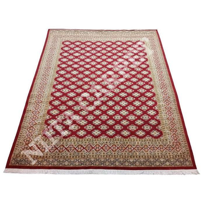 Handmade Bokhara Jaldar Carpet - Wool & Silk, 250x200 cm, Made in Pakistan - YB1662